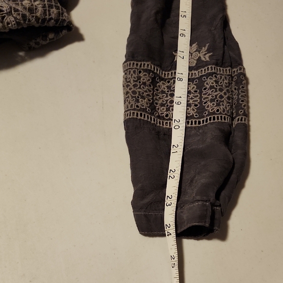 Johnny Was Gray Embroidered Tunic Dress - Picture 7 of 10